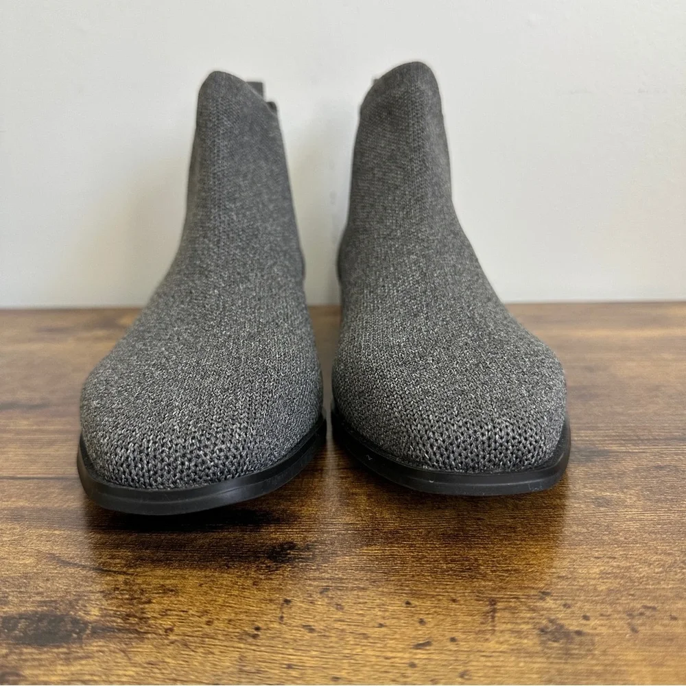 Vivaia Boots Gray 40 Chelsea‎ Ryan Square Toe Water Repellent Size 9 Stretch
